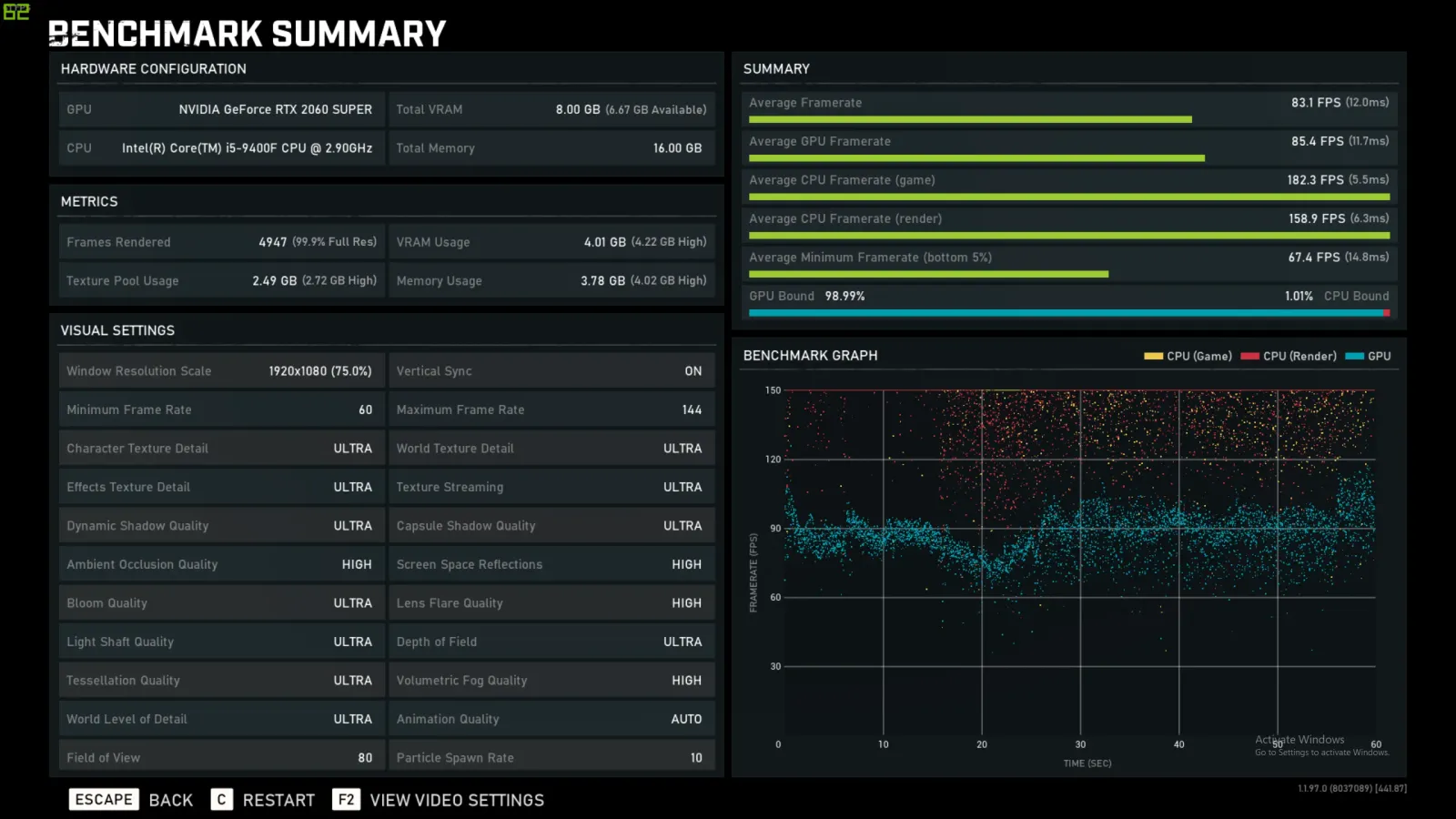 Gears 5 1080p Ultra