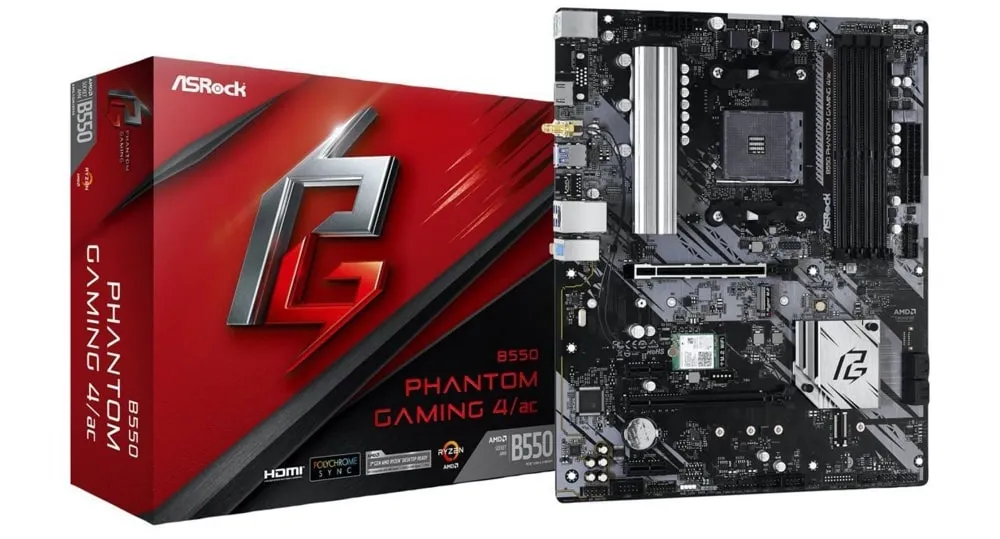ASRock B550 Phantom Gaming 4 ac