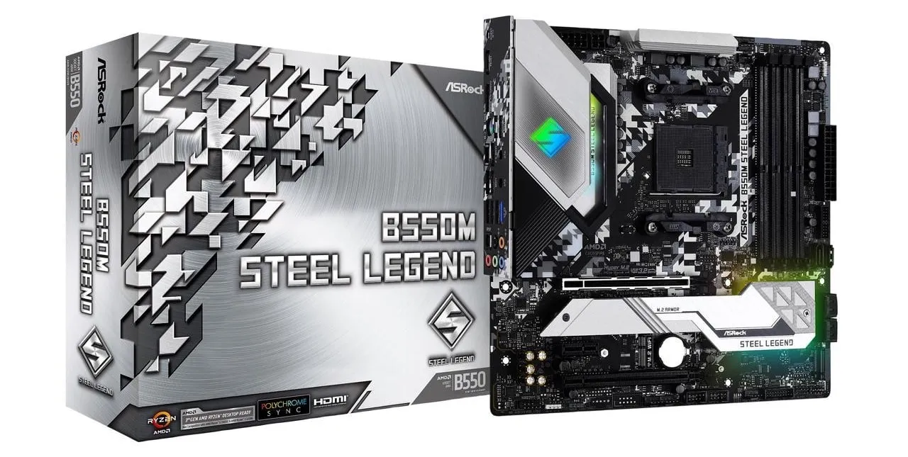 ASRock B550M STEEL LEGEND MATX