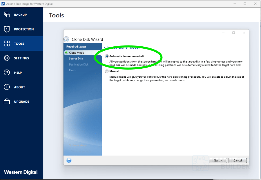 Acronis True Image 2 Clone Mode