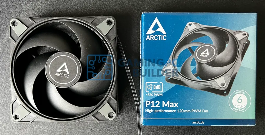 Arctic P12 Max fan unboxing