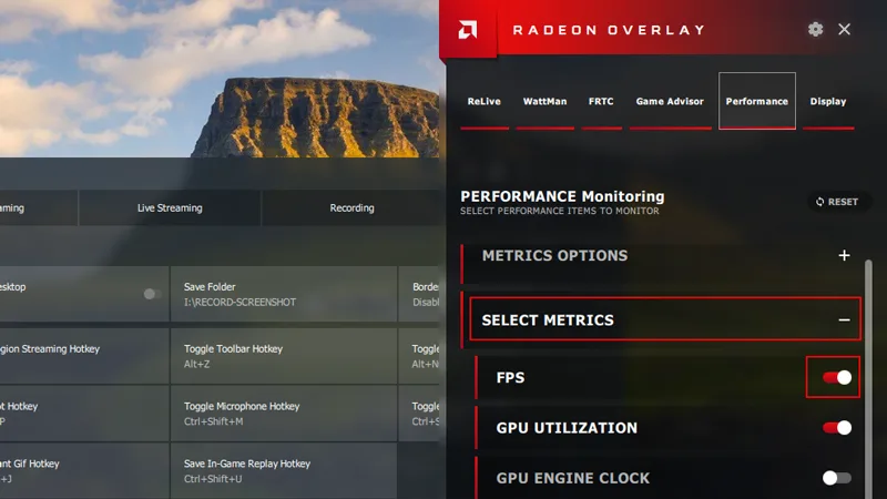How to Show FPS Counter