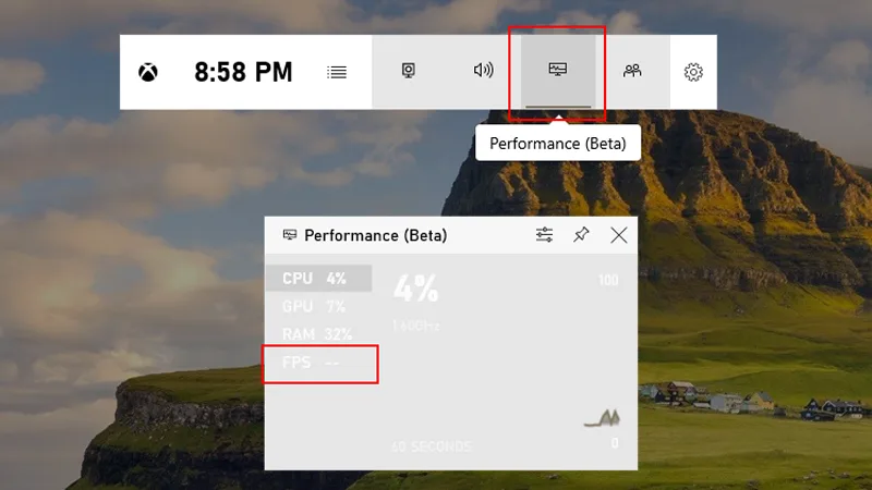 How to Show FPS Counter