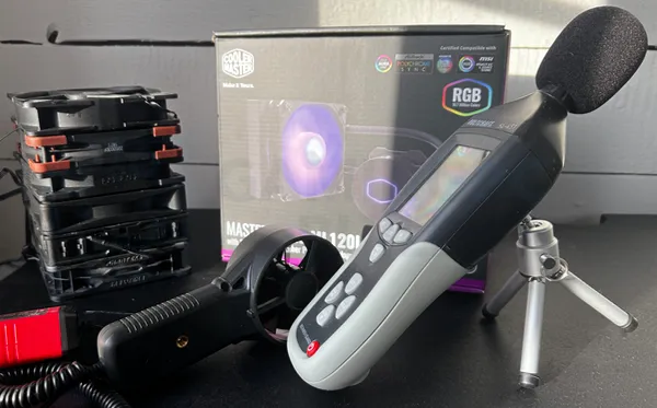 Fan test setup