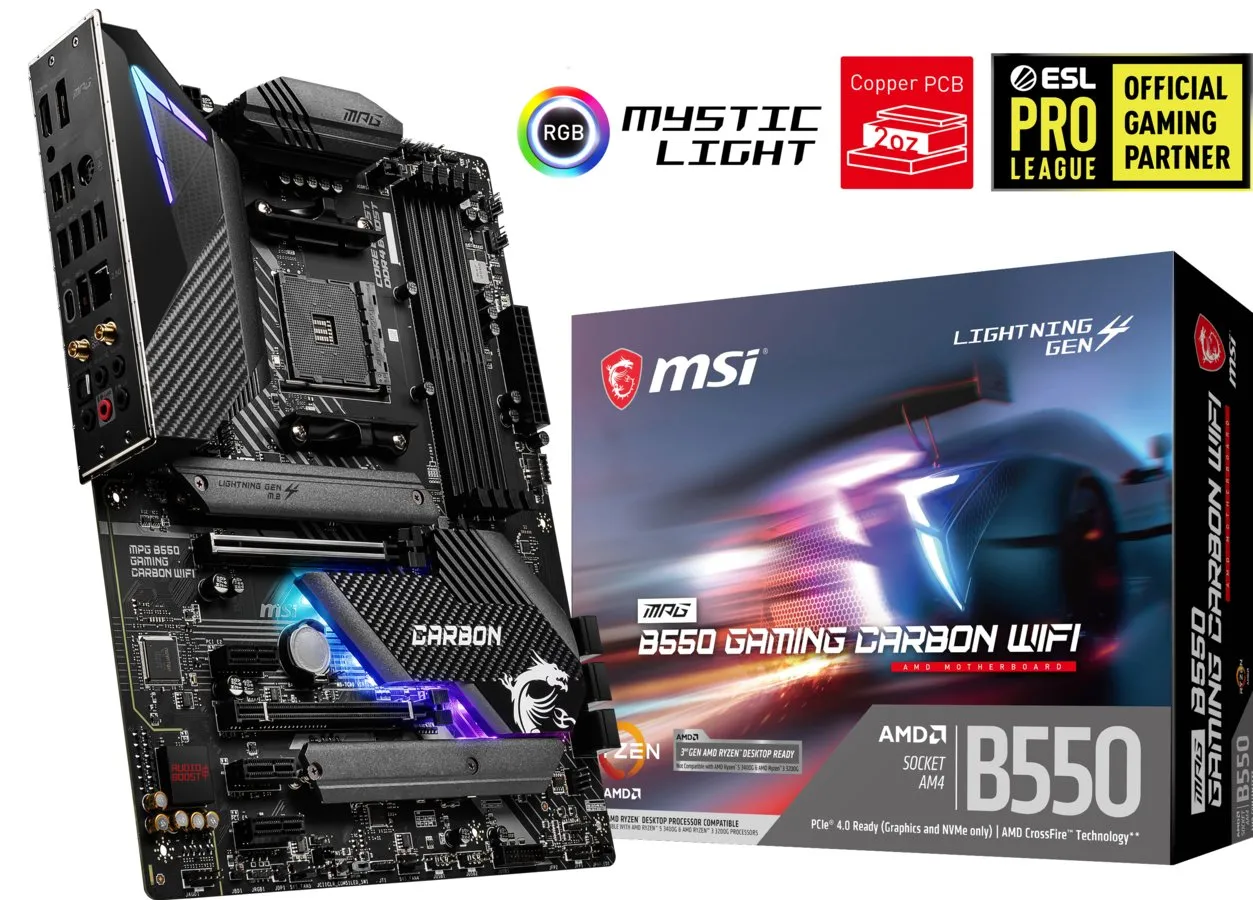 B550 GAMING CARBON WIFI