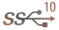 USB 10 Gbps symbol
