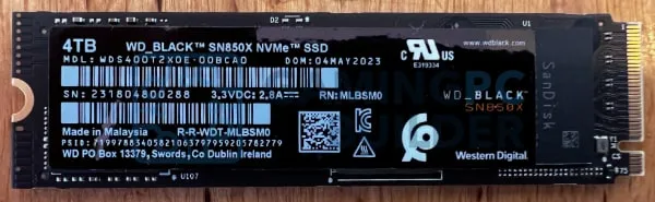 WD Black SN850X SSD