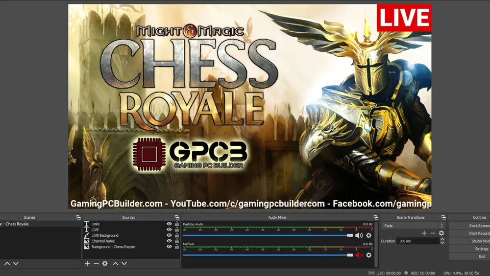 OBS Live Streaming Guide