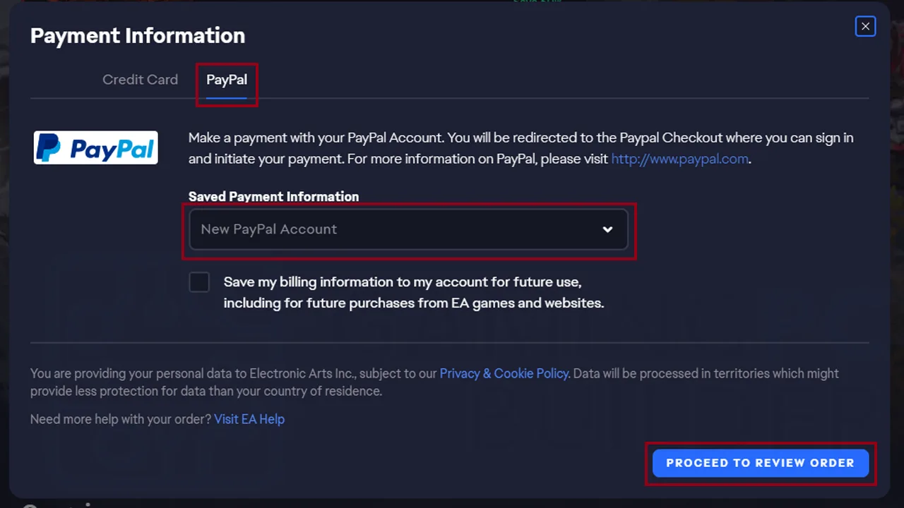 How To Buy Games on EA App Using PayPal