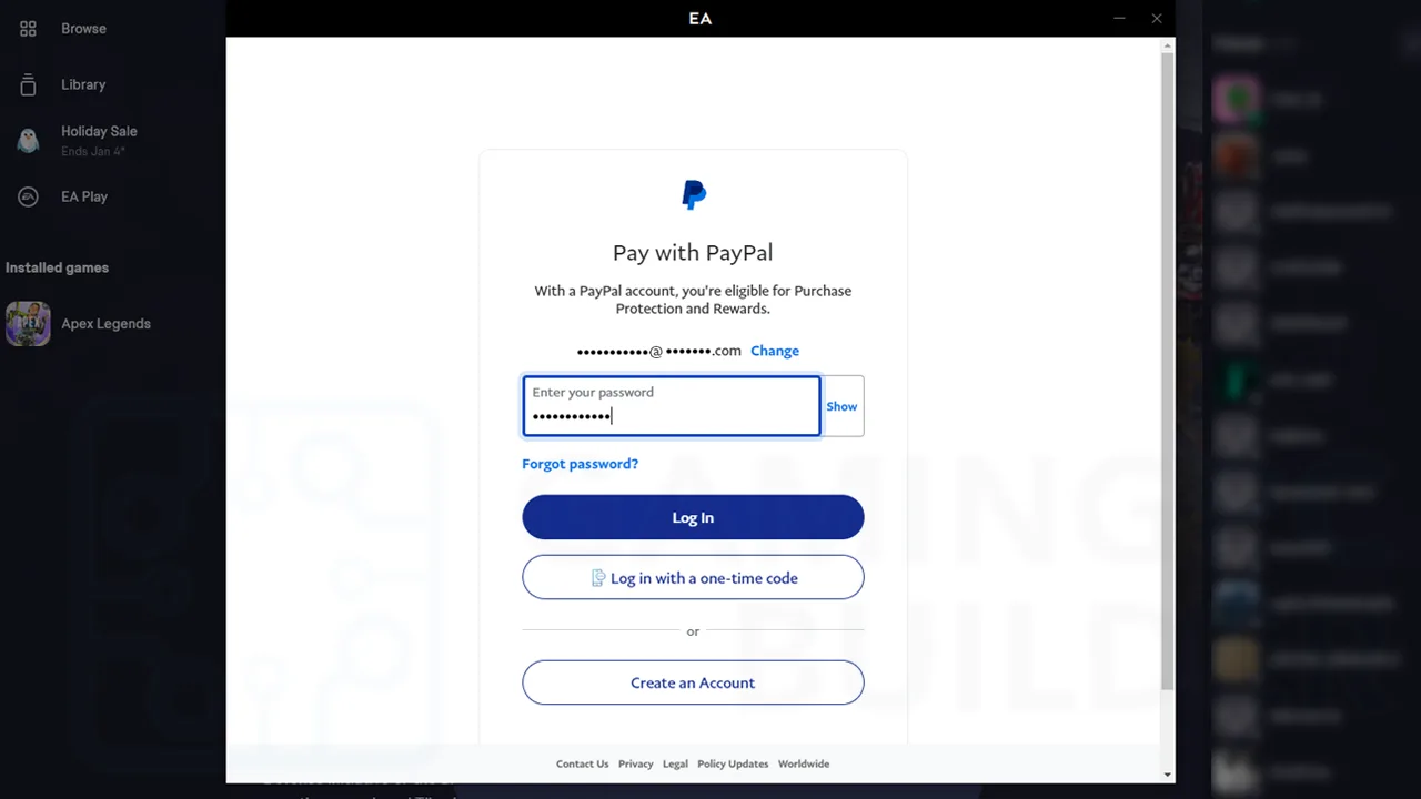 How To Buy Games on EA App Using PayPal