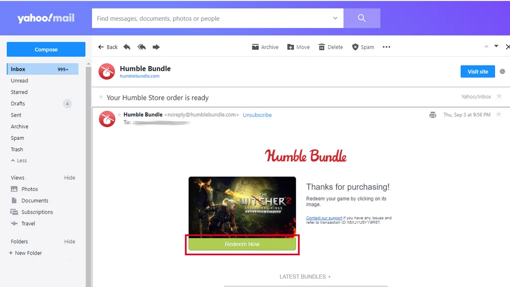 Buy games on Humble Store using paypal