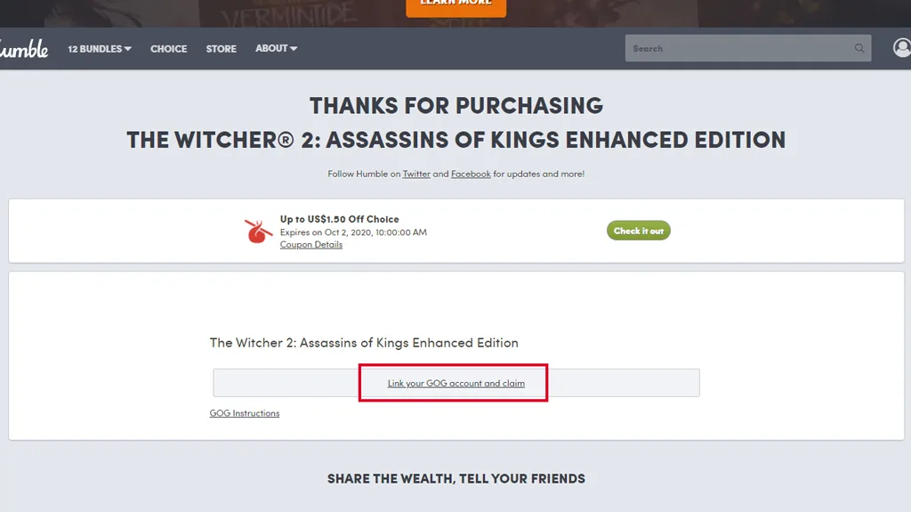 Buy games on Humble Store using paypal