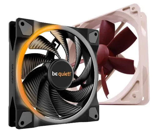 Silent case fans