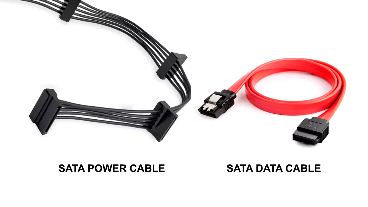 connect sata cables
