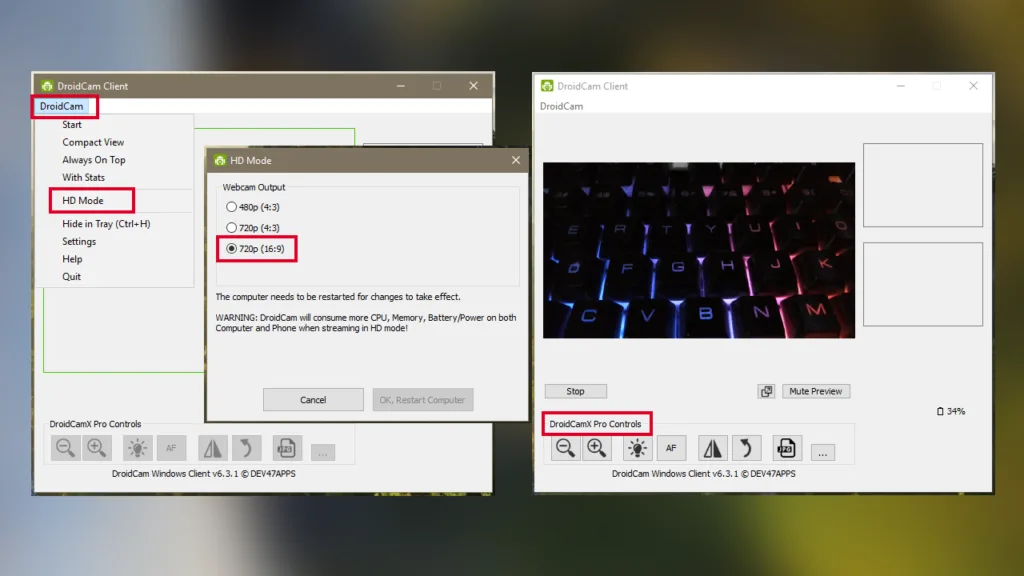 Use Your Phone as Webcam - DroidCam