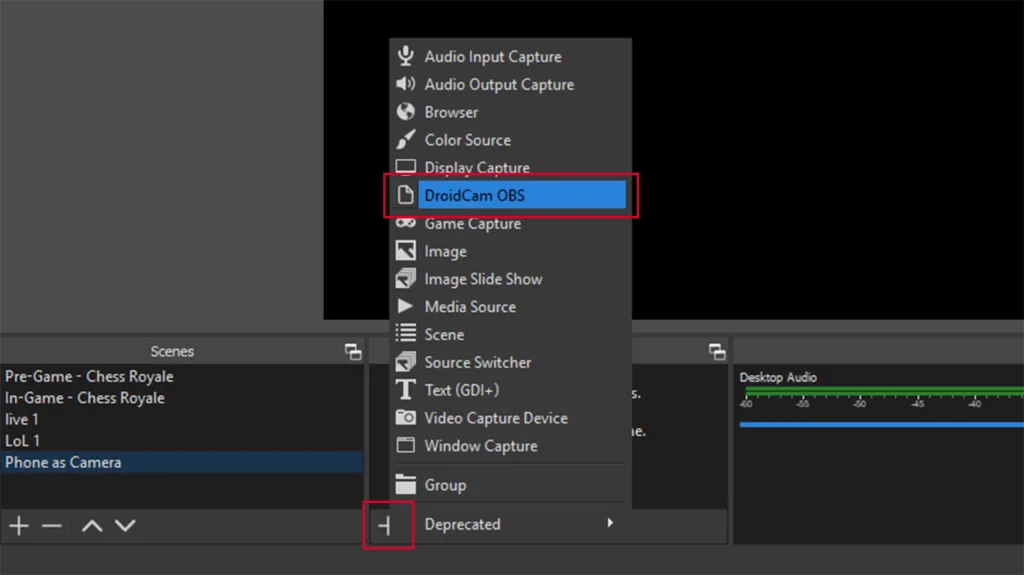 Use Your Phone as Webcam DroidCam OBS