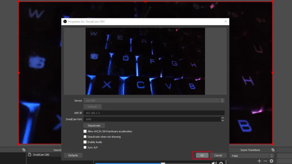 Use Your Phone as Webcam DroidCam OBS