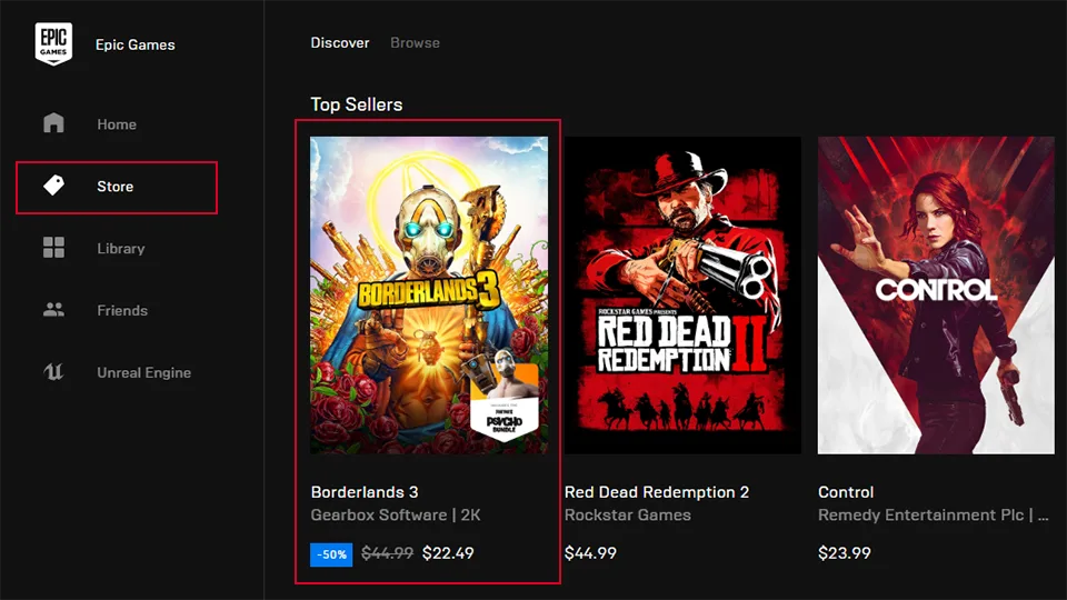 Buy Games on Epic Games Using PayPal