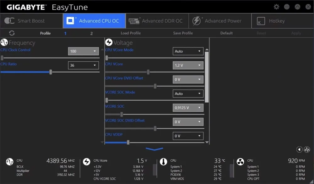 Gigabyte EasyTune