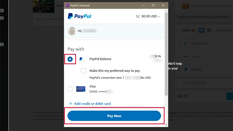 buy games on gog using paypal