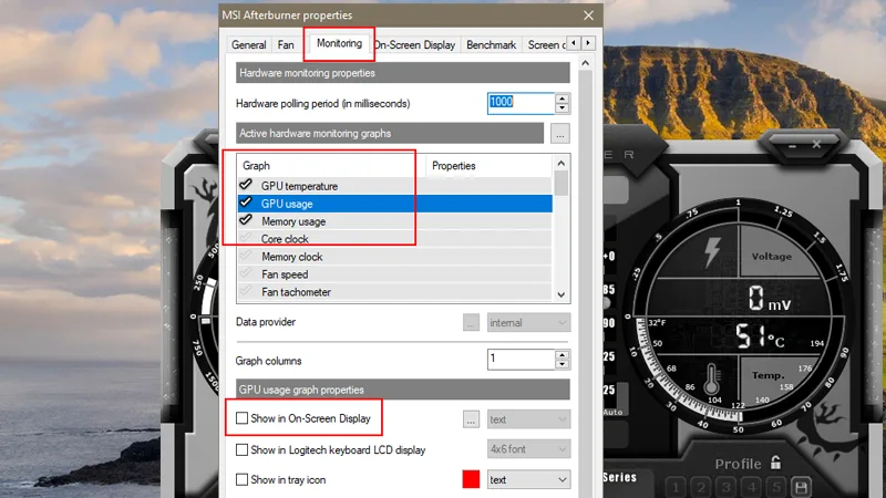 MSI Afterburner Overlay Customization Guide
