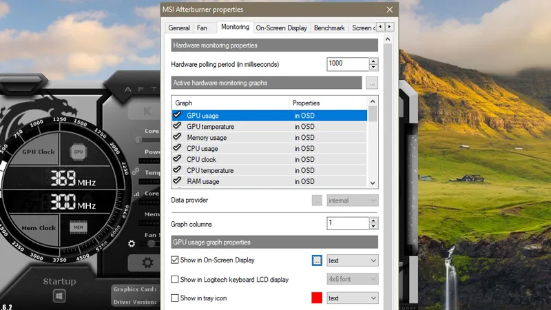MSI Afterburner Overlay Customization Guide