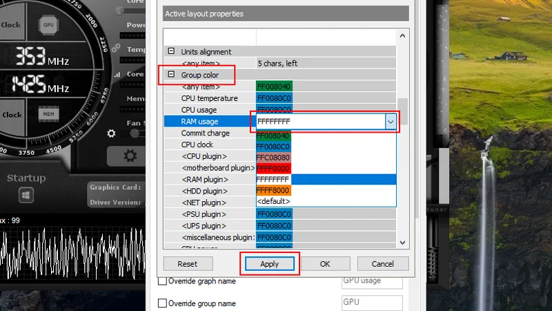 MSI Afterburner Overlay Customization Guide