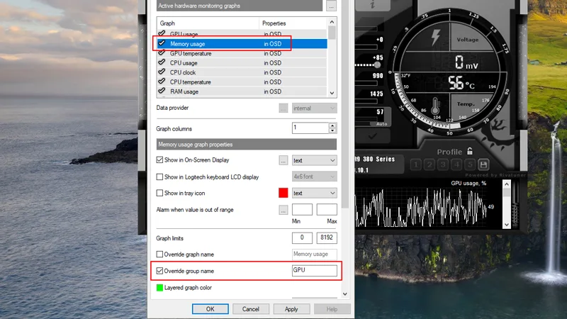 MSI Afterburner Overlay Customization Guide