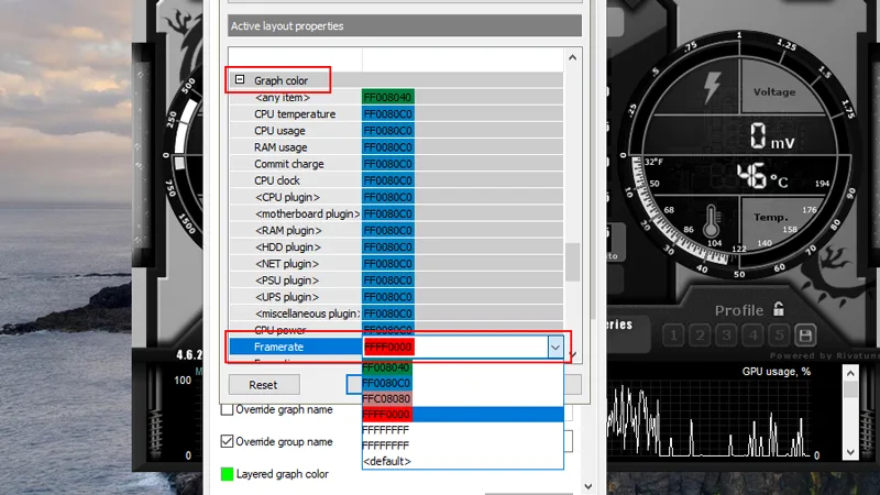 MSI Afterburner Overlay Customization Guide