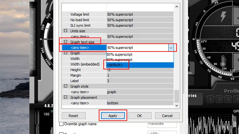 MSI Afterburner Overlay Customization Guide