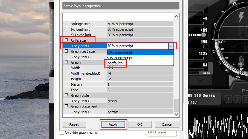 MSI Afterburner Overlay Customization Guide