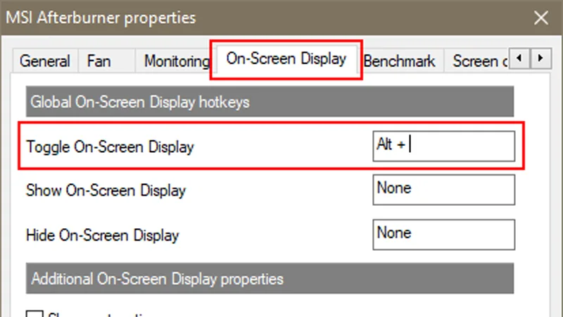 MSI Afterburner Overlay Customization Guide