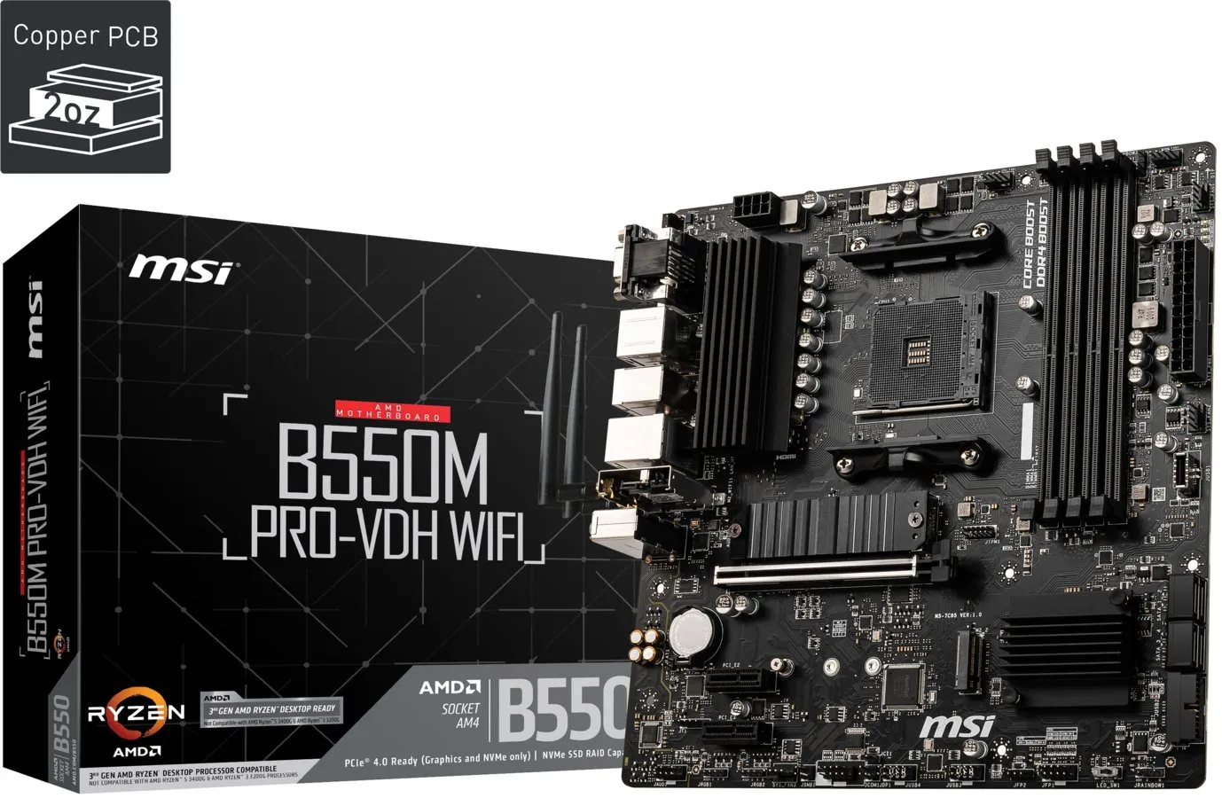 MSI B550M-PRO VDH WiFi