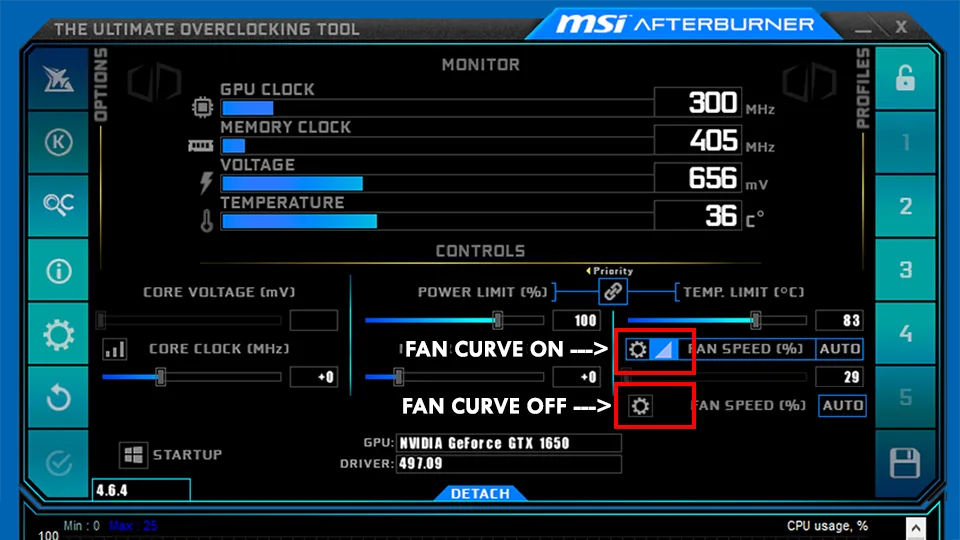 Overclock Graphics Card Using MSI Afterburner