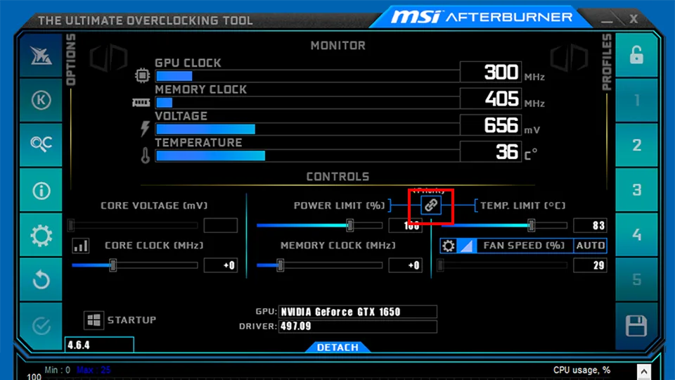 Overclock Graphics Card Using MSI Afterburner