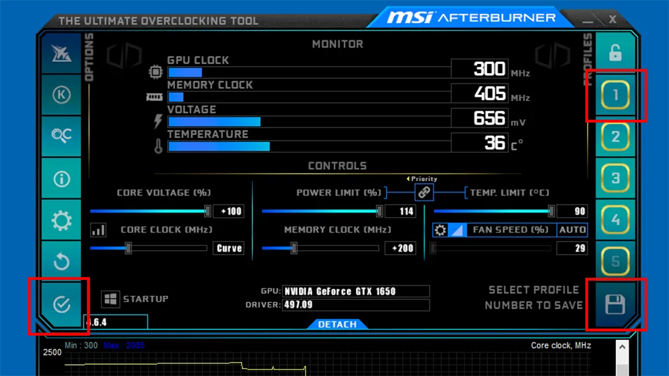 Overclock Graphics Card Using MSI Afterburner
