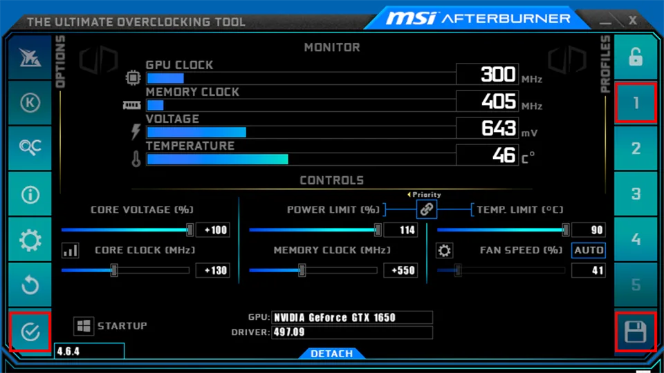 Overclock Graphics Card Using MSI Afterburner