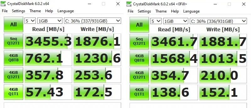 Sabrent Rocket Q CrystalDiskMark