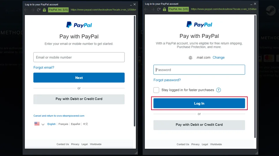 Buy Games on Steam Using PayPal