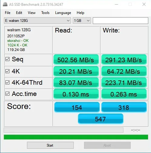 Walram Benchmark